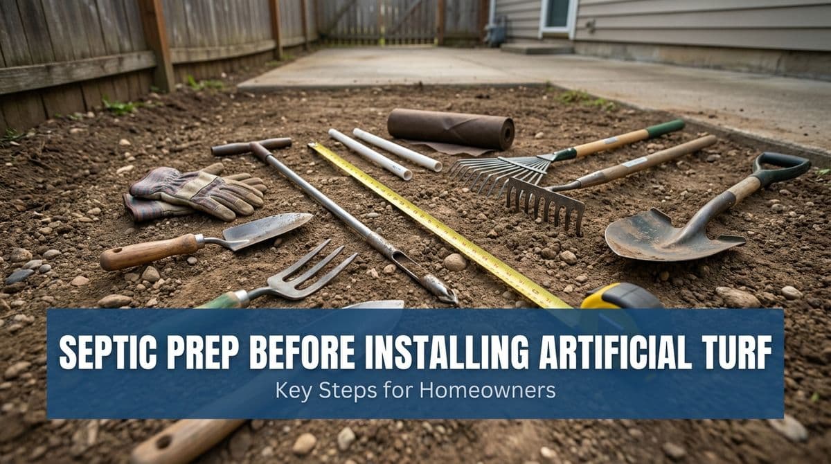 Septic Prep Before Installing Artificial Turf image