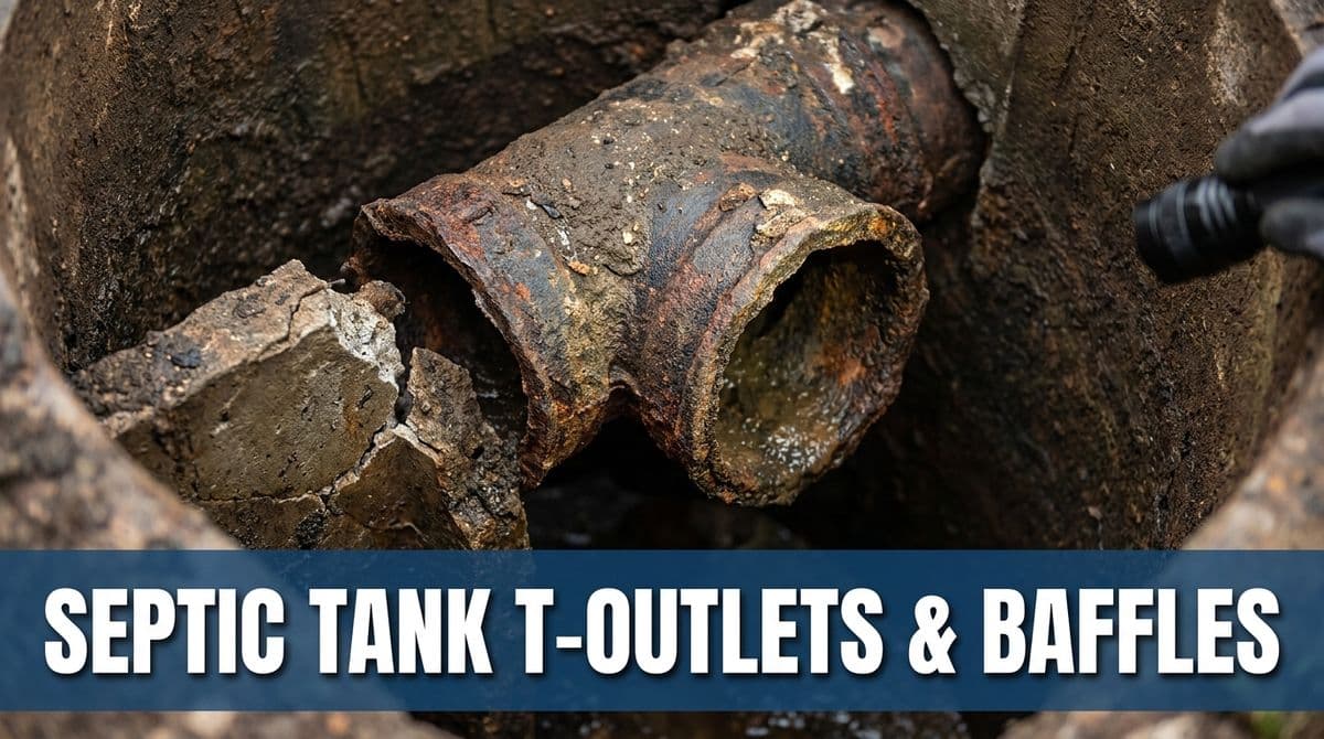 Featured post - Septic Tank T-Outlets & Baffles: When to Replace Them