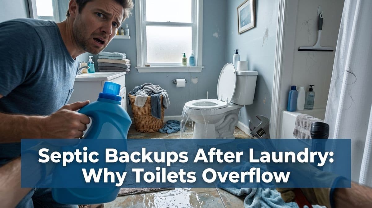 Septic Backups After Laundry: Why Toilets Overflow image
