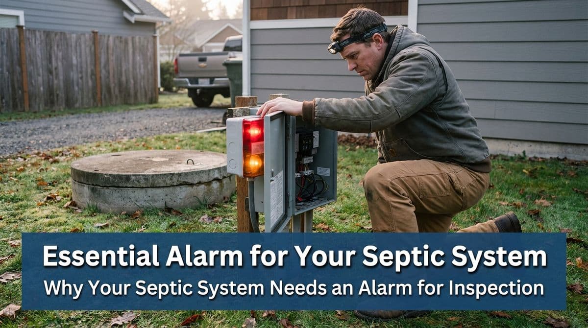 Why Your Septic System Needs an Alarm for Inspection image