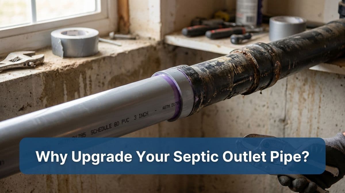 Why Upgrading Your Septic Outlet Pipe to Schedule 80 Matters image