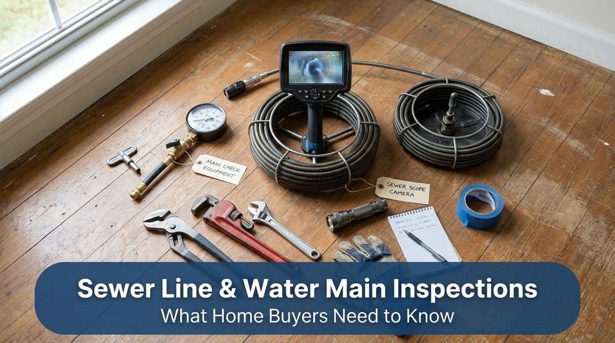 Sewer Line Scopes & Water Main Checks for Buyers image