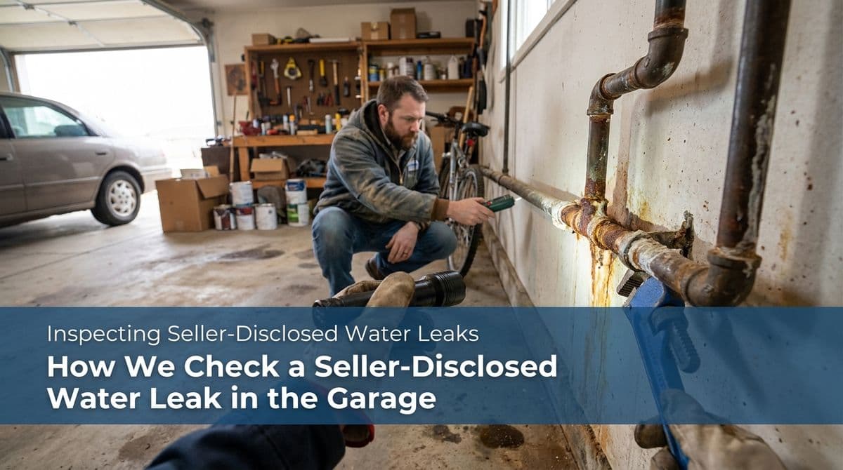 How We Check a Seller-Disclosed Water Leak in the Garage image