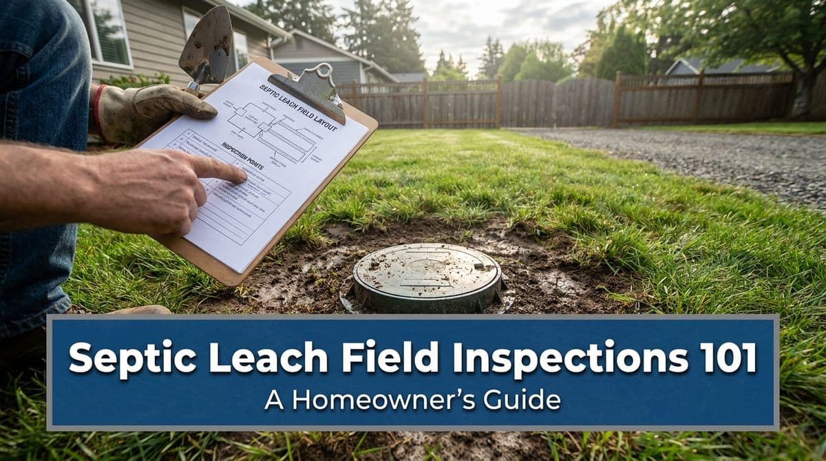 Featured post - Septic Leach Field Inspections 101 for Homeowners