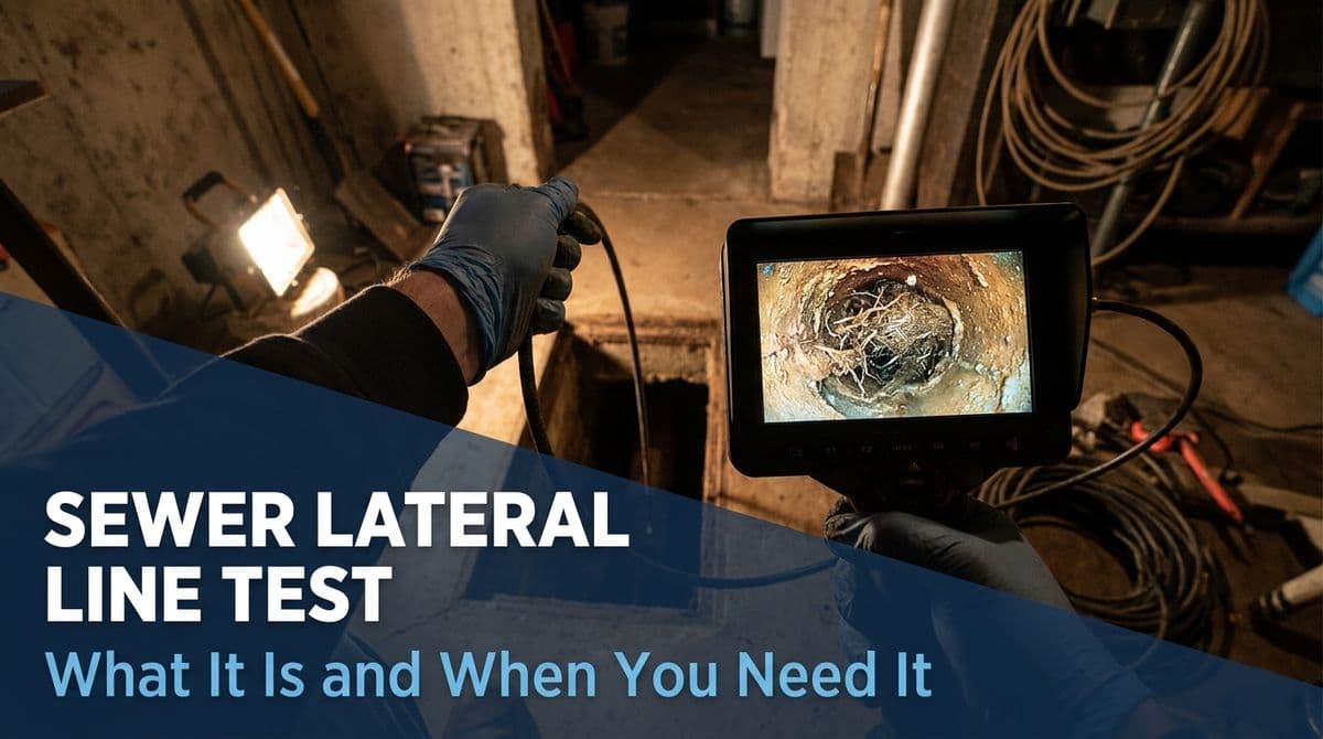 Sewer Lateral Line Test: What It Is and When You Need It image