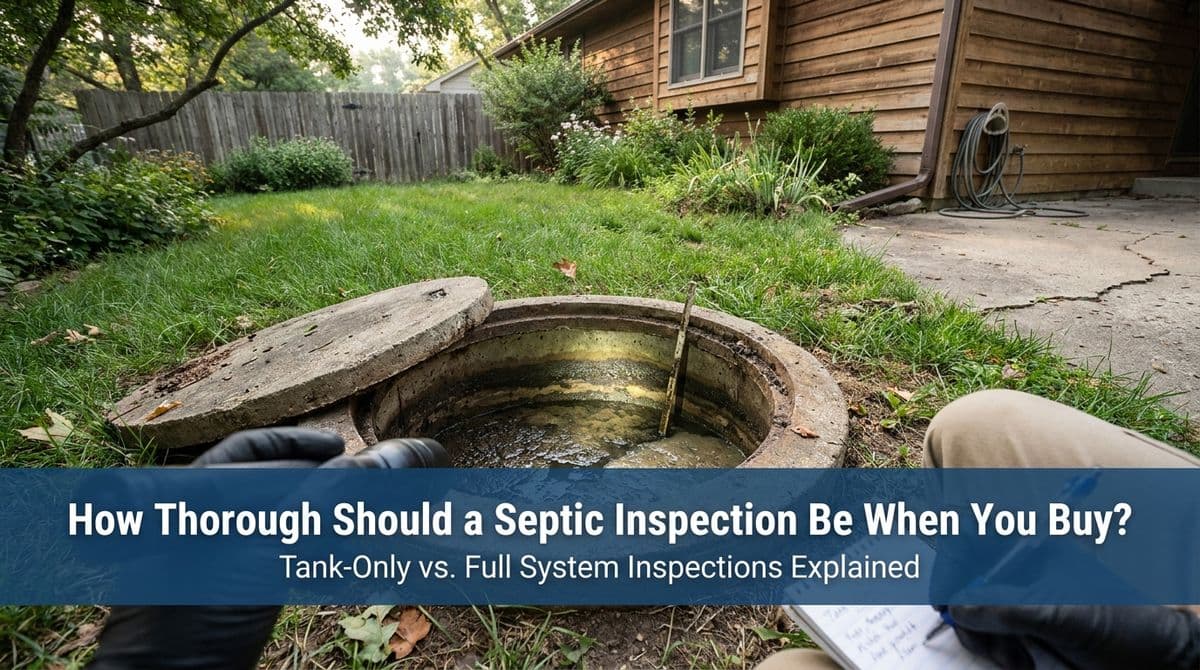 How Thorough Should a Septic Inspection Be When You Buy? image
